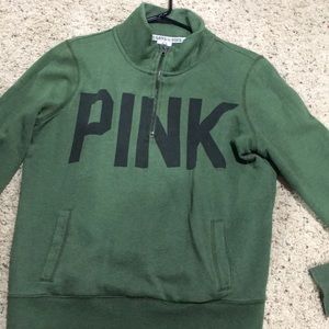 Olive green crew neck